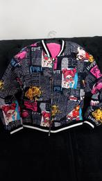 Leuke meisjesjas met print - Maat 170, Kinderen en Baby's, Kinderkleding | Maat 170, Meisje, Ophalen of Verzenden, Zo goed als nieuw