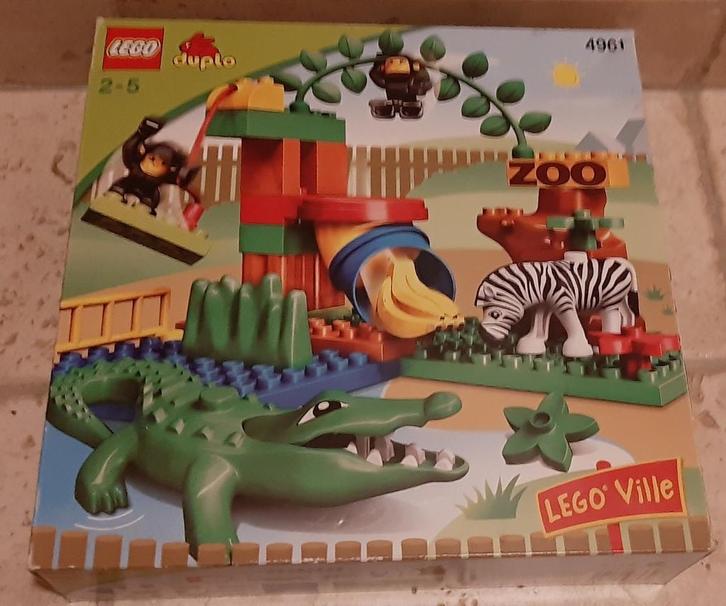 Lego Duplo 4961 - Dierentuin Compleet, Kinderen en Baby's, Speelgoed | Duplo en Lego, Zo goed als nieuw, Duplo, Complete set, Ophalen of Verzenden