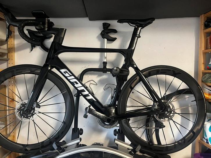 Triatlon racefiets Giant Propel met supersnelle wielen, Fietsen en Brommers, Fietsen | Racefietsen, Zo goed als nieuw, Giant, Meer dan 20 versnellingen