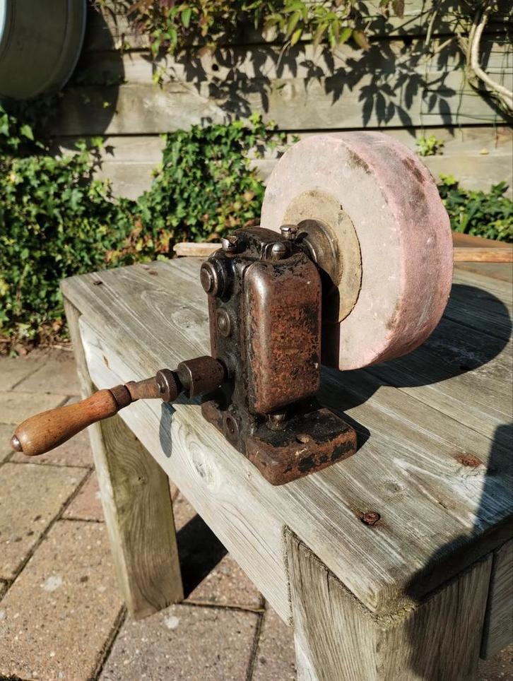 Antieke handslijpmachine, Antiek en Kunst, Antiek | Gereedschap en Instrumenten, Ophalen