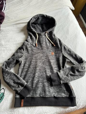 Naketano hoodie grijs gemêleerd XL 