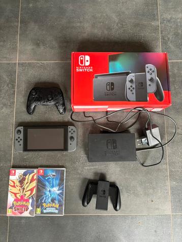 Switch 2019 + GAMES + EXTRA CONTROLLER [ALLEEN ALS SET]