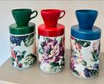 Voorraadblikken met Koffiekopjes - Decoratief, Huis en Inrichting, Keuken | Servies, Overige materialen, Overige typen, Ophalen of Verzenden