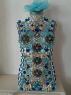 Torso Beeld Vrouw Blauw / Turquoise / 74 cm Nieuw Nr UVK 3, Ophalen