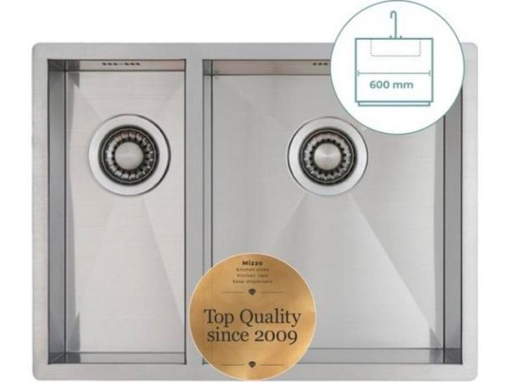 Keukenspoelbak rvs 59x44,4 cm, Huis en Inrichting, Keuken | Keukenelementen, Nieuw, Minder dan 100 cm, 50 tot 100 cm, 25 tot 50 cm