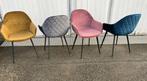 149 eetkamerstoelen horeca restaurant stoelen velvet nieuw, Huis en Inrichting, Stoelen, Ophalen, Overige kleuren, Nieuw, Metaal