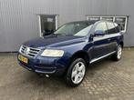 Volkswagen Touareg 3.0 TDI V6 Grijs kenteken 19" LMV APK!, Auto's, Automaat, Gebruikt, Overige carrosserieën, Blauw