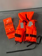 Ovallende oranje zwemvest, Watersport en Boten, Watersportkleding, Ophalen, Zo goed als nieuw, Kind, Reddingsvest of Zwemvest