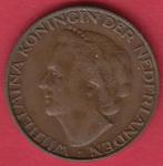 Nederland 1 Cent 1948 (Wilhelmina), Postzegels en Munten, Munten | Nederland, Verzenden, Koningin Wilhelmina, 1 cent, Losse munt