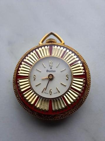 Antiek vintage Santus zakhorloge analoog Swiss made sixties beschikbaar voor biedingen