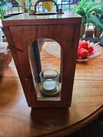 Houten Lantaarn met Glas, Ophalen, Glas