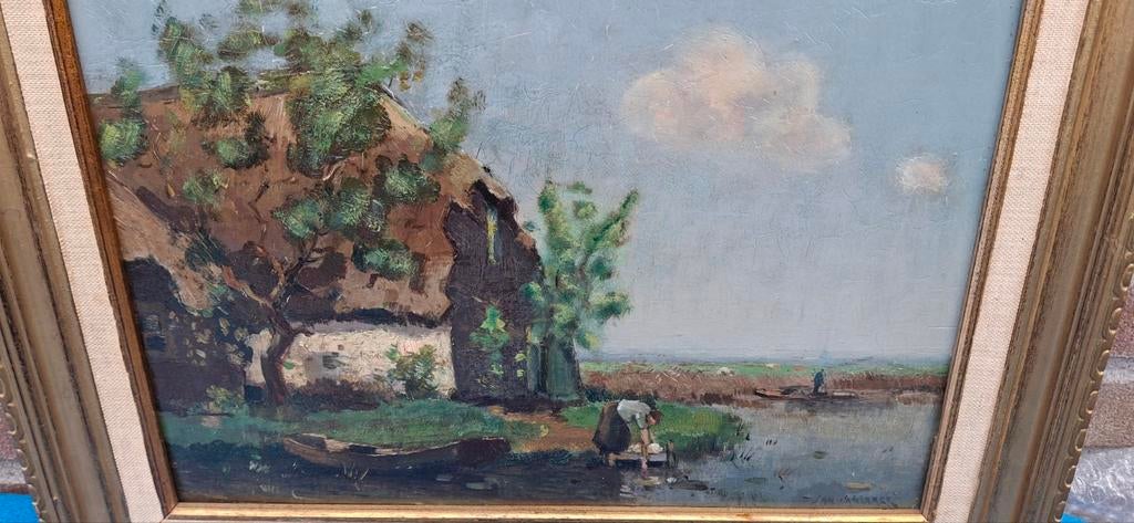 Schilderijtje jan simon knikker sr