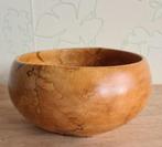 te koop: bolle ronde houten schaal, Gebruikt, Schaal, Rond, Ophalen of Verzenden