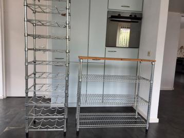 Laatse 2dagen  i.v.m.Verhuizing Twee stellings- Rekken  beschikbaar voor biedingen