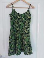 Zomerjurkje met botanische print, Maat 38/40 (M), Ophalen of Verzenden, Groen, Onbekend