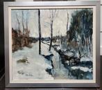 Vic KERKHOFS, Winter in de Limburgse Kempen, Antiek en Kunst, Ophalen of Verzenden