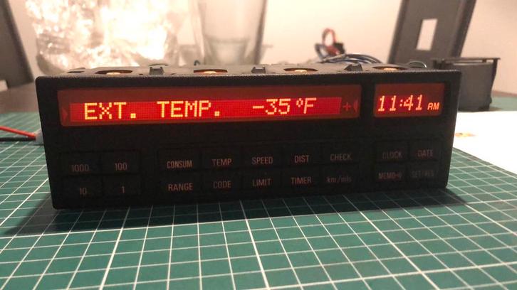 Bmw e36 18 knops boordcomputer obc ombouw set, Auto-onderdelen, Dashboard en Schakelaars, BMW, Gebruikt, Ophalen of Verzenden