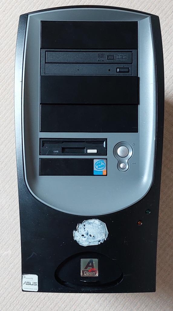 AOpen Miditower desktop computer met complete inhoud, Computers en Software, Desktop Pc's, Gebruikt, 3 tot 4 Ghz, HDD, SSD, 8 GB