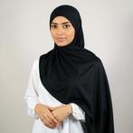 Jersey Hijab - Zwart (Black), Kleding | Dames, Mutsen, Sjaals en Handschoenen, Info@najatique.nl, Najatique, Najatique, Ophalen of Verzenden