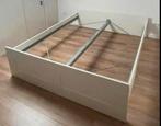 Brimnes bed 160, Huis en Inrichting, Slaapkamer | Bedden, Gebruikt, Verzenden, Wit, Tweepersoons