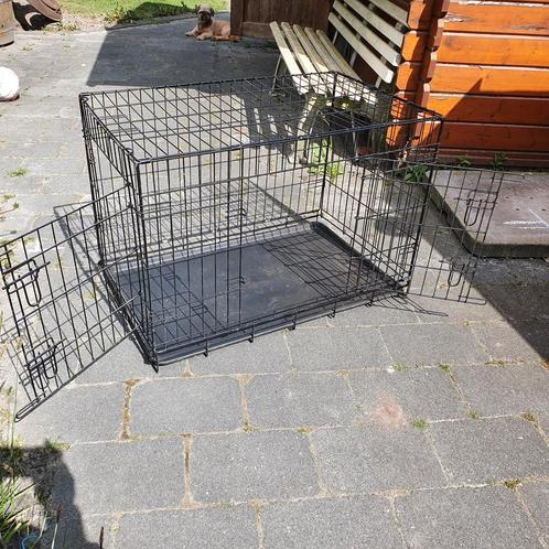 Hondenbench + hoes, Dieren en Toebehoren, Hondenbenches, Zo goed als nieuw, Ophalen