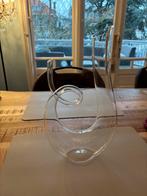 Unieke Glazen Wijn Decanteerkaraf, Huis en Inrichting, Ophalen, Overige kleuren, Minder dan 50 cm, Glas