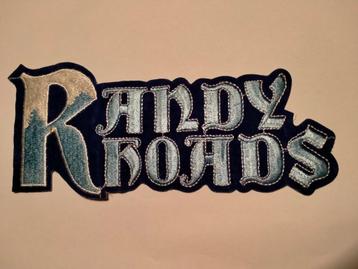 Randy Roads vintage rock metal RARE grote logo patch embleem beschikbaar voor biedingen