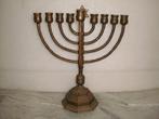 menorah kandelaar 9 armen, Antiek en Kunst, Ophalen of Verzenden, Koper of Brons