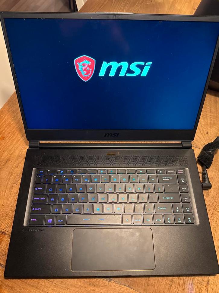 MSI GS65 8SF Stealth - Gaming Laptop, Computers en Software, Windows Laptops, Gebruikt, 15 inch, SSD, 3 tot 4 Ghz, 16 GB, Qwerty