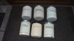 diverse creme emaille bussen, Antiek en Kunst, Ophalen of Verzenden