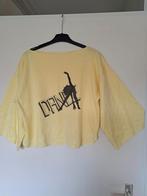 Vintage Dans dance sport shirt trui top geel 36 38, Ophalen of Verzenden, Zo goed als nieuw, Kleding