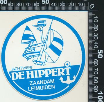 Sticker: Jachtwerf De Hippert - Zaandam - Leimuiden beschikbaar voor biedingen