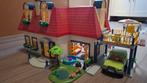 Playmobil Villa poppenhuis met Familie en Auto, Ophalen of Verzenden, Complete set