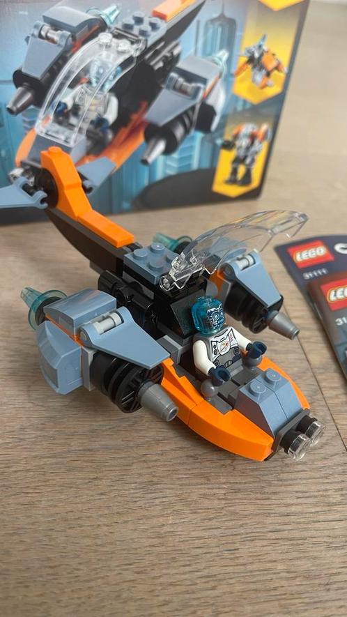 Lego Creator 31111 Cyber Drone 3in1, Kinderen en Baby's, Speelgoed | Duplo en Lego, Zo goed als nieuw, Lego, Complete set, Ophalen of Verzenden