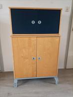Ikea Effektiv houten kastje donkerblauw, Ophalen, Gebruikt
