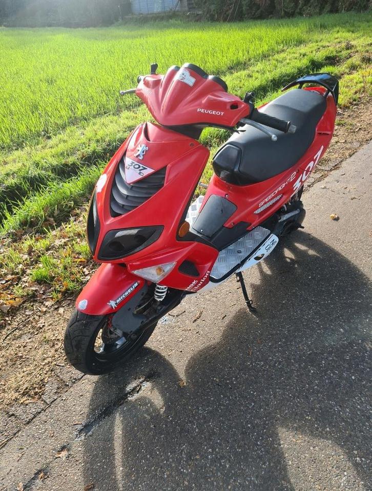 Peugeot Speedfight 2 307 WRC 70cc PROJECT!, Fietsen en Brommers, Scooters | Peugeot, Zo goed als nieuw, Speedfight, Maximaal 25 km/u