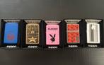 Zippo Aanstekers - Set van 5, Ophalen of Verzenden, Gebruikt, Aansteker