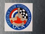 Sticker OCA, Verzenden, Zo goed als nieuw, Auto's