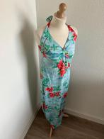 King Louie maat L turquoise maxi jurk 420, Blauw, Maat 42/44 (L), Ophalen of Verzenden, Zo goed als nieuw