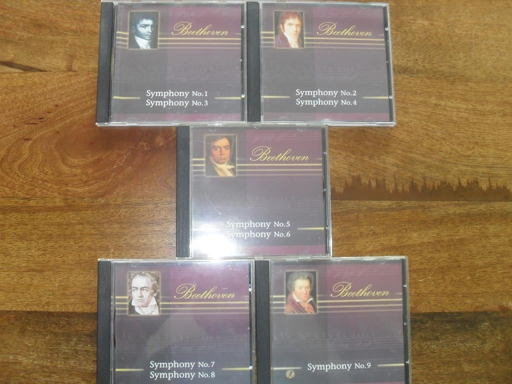 CD'S LUDWIG von BEETHOVEN-SYMFONIEËN., Cd's en Dvd's, Cd's | Klassiek, Zo goed als nieuw, Orkest of Ballet, Romantiek, Ophalen of Verzenden