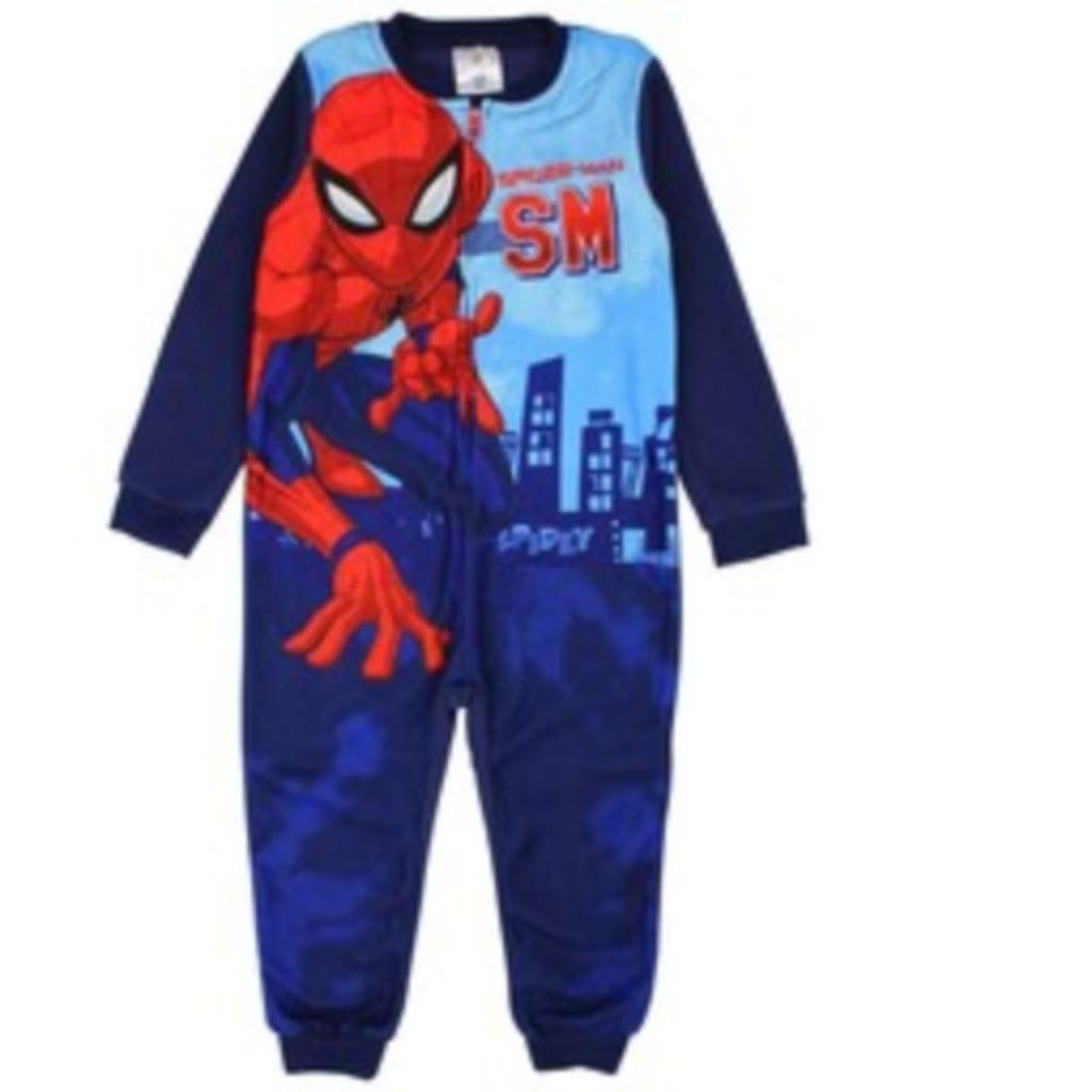 Spiderman Onesie Fleece Marvel - Maat 92/98, Kinderen en Baby's, Kinderkleding | Maat 92, Nacht- of Onderkleding, Nieuw, Ophalen of Verzenden