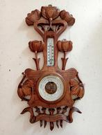 Jugendstil Weerstation Barometer W.J Lauwers Amsterdam, Antiek en Kunst, Antiek | Woonaccessoires, Ophalen of Verzenden