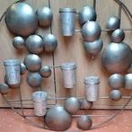 Wanddecoratie met theelichtjes rond 62 cm., Ophalen of Verzenden, Gebruikt