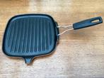 Le Creuset grillplaat, Lecreuset grillpan, Ophalen of Verzenden, Zo goed als nieuw, Gietijzer