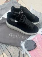Alexander McQueen Velvet Sneakers, Zwart, Ophalen of Verzenden, Sneakers of Gympen, Gedragen