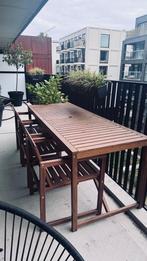 NÄMMARÖ Tuinset - Tafel & 3 Stoelen, Tuin en Terras, Tuintafels, Ophalen, Zo goed als nieuw, Rechthoekig, Hout