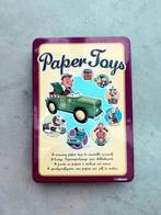 Paper Toys H.F. Ullman in metalen vintagelook doos, Ophalen of Verzenden