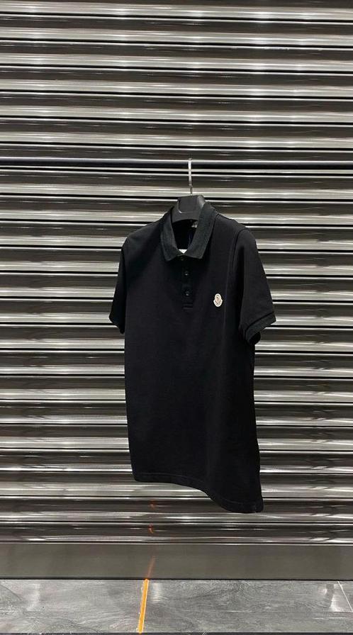 Moncler polo / t-shirt zwart, Kleding | Heren, Polo's, Zo goed als nieuw, Zwart, Ophalen of Verzenden