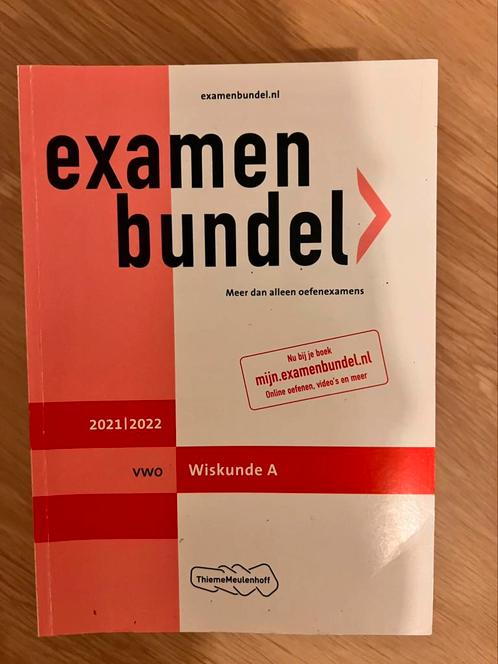 Examenbundel vwo Wiskunde A 2021/2022, Boeken, Schoolboeken, Zo goed als nieuw, Nederlands, VWO, Ophalen of Verzenden