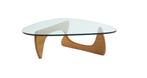 Noguchi Koffietafel/ Salontafel Isamu, 50 tot 100 cm, 50 tot 75 cm, Glas, Nieuw